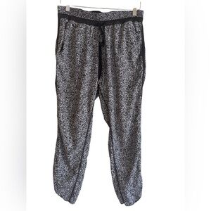 lululemon athletica Black and White Joggers